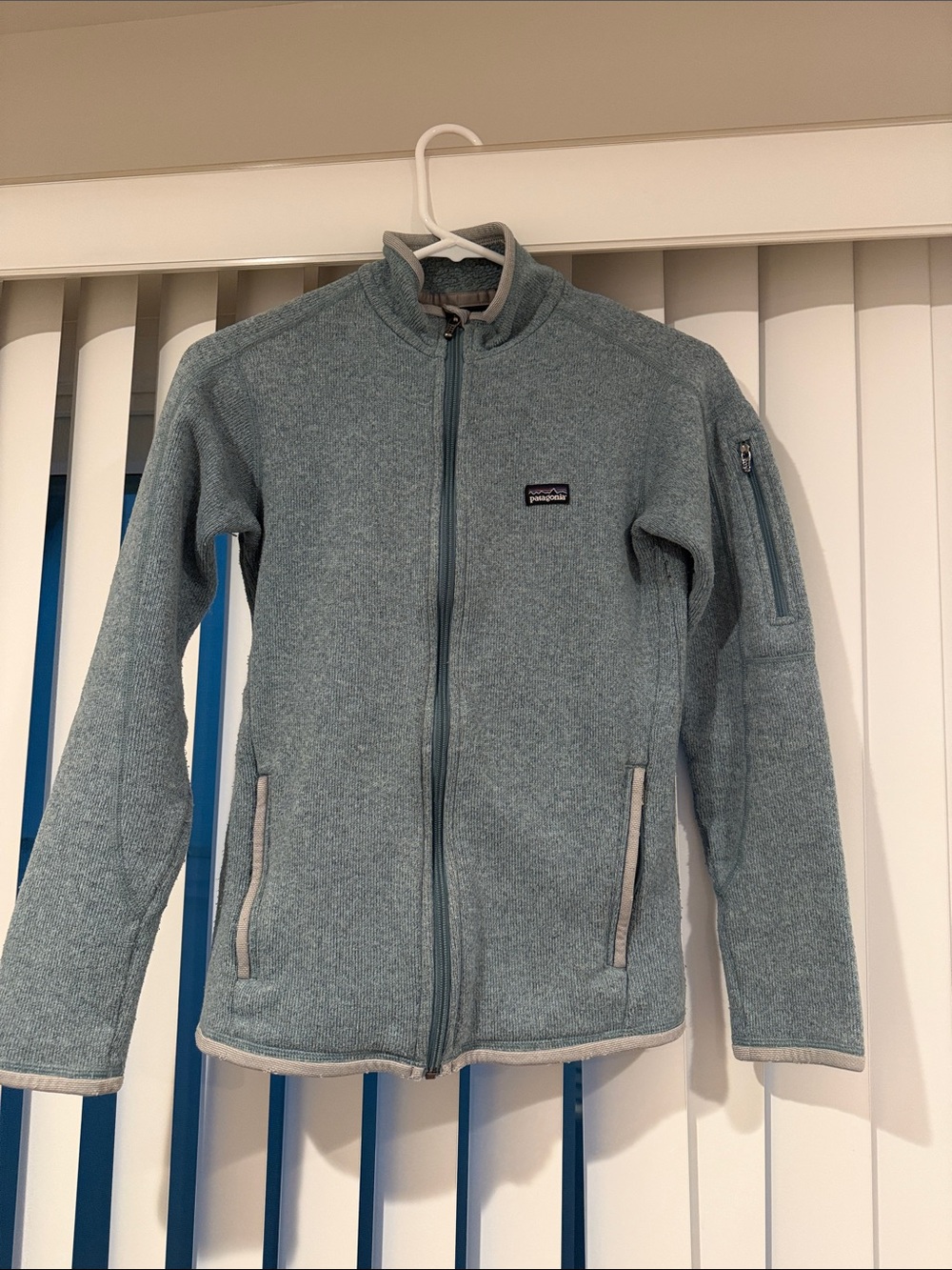 Patagonia Teal Zip-Up Fleece Jacket